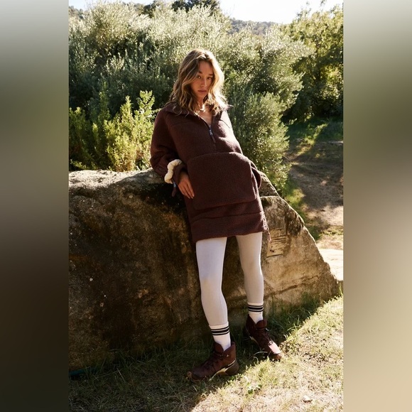 Free People View Point Midi Fleece Size XS NWT - Picture 3 of 16